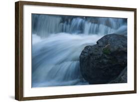 Boulder And Waterfalls-Anthony Paladino-Framed Giclee Print