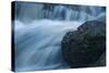 Boulder And Waterfalls-Anthony Paladino-Stretched Canvas