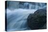 Boulder And Waterfalls-Anthony Paladino-Stretched Canvas