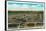 Boulder City, Nevada, Panoramic View of the Town for the Hoover Dam Workers-Lantern Press-Framed Stretched Canvas