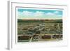 Boulder City, Nevada, Panoramic View of the Town for the Hoover Dam Workers-Lantern Press-Framed Art Print