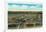 Boulder City, Nevada, Panoramic View of the Town for the Hoover Dam Workers-Lantern Press-Framed Art Print