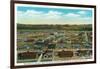 Boulder City, Nevada, Panoramic View of the Town for the Hoover Dam Workers-Lantern Press-Framed Art Print