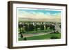 Boulder City, Nevada, Panoramic View of the Town-Lantern Press-Framed Art Print