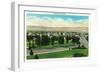 Boulder City, Nevada, Panoramic View of the Town-Lantern Press-Framed Art Print