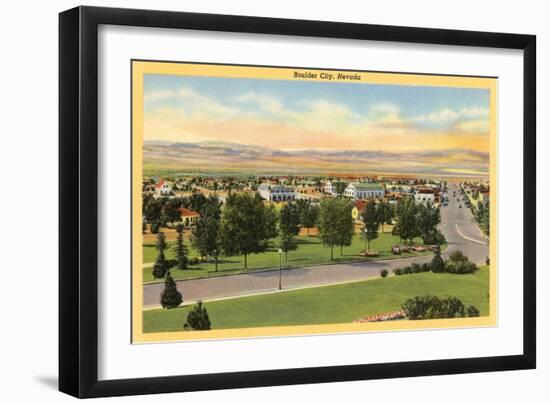 Boulder City, Nevada-null-Framed Art Print