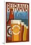 Boulder, Colorado - Beervana Vintage Sign-Lantern Press-Framed Art Print