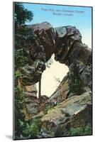 Boulder, Colorado - Royal Arch Near Chautauqua Grounds View-Lantern Press-Mounted Art Print