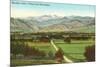 Boulder, Colorado, Valley and Mountains-null-Mounted Art Print