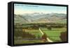 Boulder, Colorado, Valley and Mountains-null-Framed Stretched Canvas