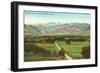 Boulder, Colorado, Valley and Mountains-null-Framed Art Print