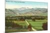 Boulder, Colorado, Valley and Mountains-null-Mounted Premium Giclee Print