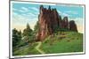 Boulder, Colorado, View of Red Rocks at Boulder Canon Entrance-Lantern Press-Mounted Art Print
