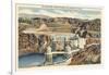 Boulder Dam and Arizona Spillway-null-Framed Art Print