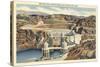 Boulder Dam and Arizona Spillway-null-Stretched Canvas