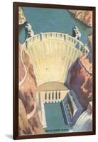 Boulder Dam, Nevada-null-Framed Art Print