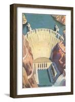 Boulder Dam, Nevada-null-Framed Art Print