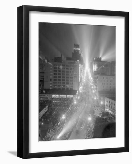 Boulder Dam Power Celebrated in Los Angeles-null-Framed Photographic Print