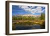 Boulder Mountains in Autumn, Big Wood River, Sawtooth NF, Idaho-Michel Hersen-Framed Photographic Print