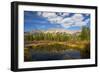 Boulder Mountains in Autumn, Big Wood River, Sawtooth NF, Idaho-Michel Hersen-Framed Photographic Print