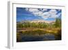 Boulder Mountains in Autumn, Big Wood River, Sawtooth NF, Idaho-Michel Hersen-Framed Photographic Print