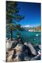 Boulders and cove at Sand Harbor State Park, Lake Tahoe, Nevada USA-Russ Bishop-Mounted Photographic Print