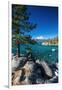 Boulders and cove at Sand Harbor State Park, Lake Tahoe, Nevada USA-Russ Bishop-Framed Photographic Print