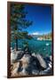 Boulders and cove at Sand Harbor State Park, Lake Tahoe, Nevada USA-Russ Bishop-Framed Photographic Print