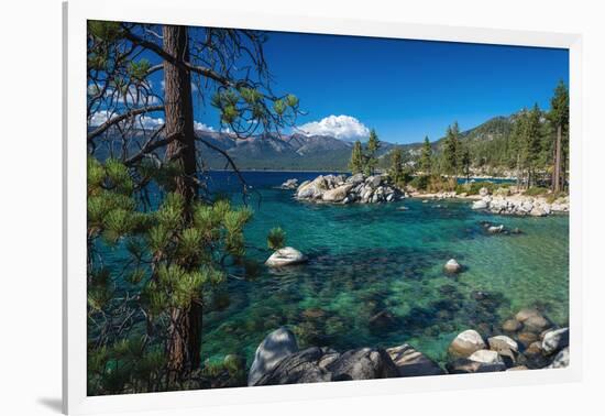 Boulders and cove at Sand Harbor State Park, Lake Tahoe, Nevada, USA-Russ Bishop-Framed Photographic Print