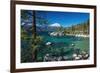 Boulders and cove at Sand Harbor State Park, Lake Tahoe, Nevada, USA-Russ Bishop-Framed Photographic Print