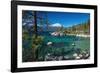 Boulders and cove at Sand Harbor State Park, Lake Tahoe, Nevada, USA-Russ Bishop-Framed Photographic Print