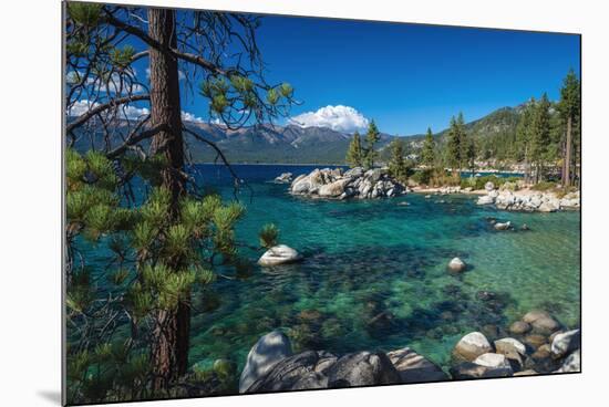 Boulders and cove at Sand Harbor State Park, Lake Tahoe, Nevada, USA-Russ Bishop-Mounted Photographic Print