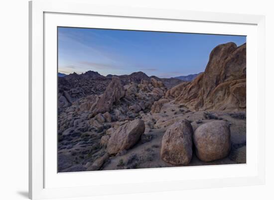 Boulders and Granite Hills, Alabama Hills, Inyo National Forest-James Hager-Framed Photographic Print