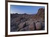 Boulders and Granite Hills, Alabama Hills, Inyo National Forest-James Hager-Framed Photographic Print