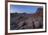 Boulders and Granite Hills, Alabama Hills, Inyo National Forest-James Hager-Framed Photographic Print