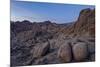 Boulders and Granite Hills, Alabama Hills, Inyo National Forest-James Hager-Mounted Photographic Print