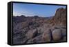 Boulders and Granite Hills, Alabama Hills, Inyo National Forest-James Hager-Framed Stretched Canvas