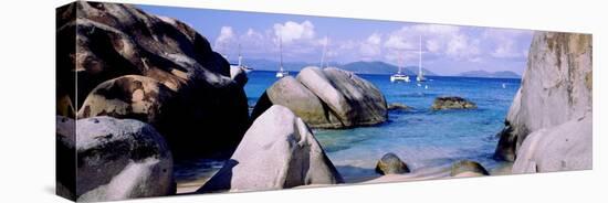 Boulders on a Coast, the Baths, Virgin Gorda, British Virgin Islands-null-Stretched Canvas