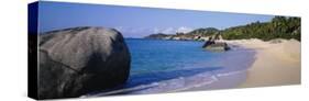 Boulders on the Beach, the Baths, Virgin Gorda, British Virgin Islands-null-Stretched Canvas