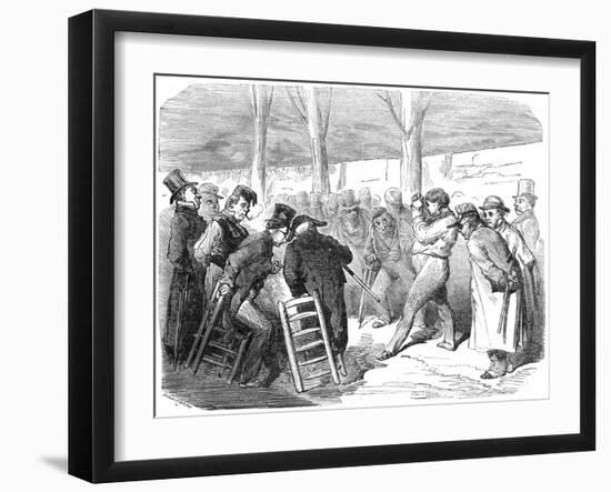 Boules, Paris-Gustave Doré-Framed Art Print