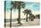 Boulevard along Beach, Santa Barbara, California-null-Stretched Canvas