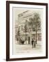 Boulevard Beaumarchais - Théâtre Beaumarchais-Adolphe Martial-Potémont-Framed Giclee Print