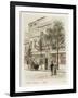 Boulevard Beaumarchais - Théâtre Beaumarchais-Adolphe Martial-Potémont-Framed Giclee Print