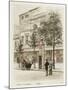 Boulevard Beaumarchais - Théâtre Beaumarchais-Adolphe Martial-Potémont-Mounted Giclee Print