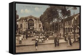 Boulevard Bonnard, Saigon, Cochinchina-null-Framed Stretched Canvas