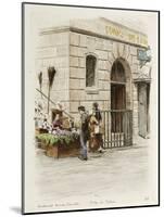 Boulevard Bonne Nouvelle: Poste de Police-Adolphe Martial-Potémont-Mounted Giclee Print