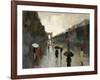 Boulevard Bustle-Shawn Mackey-Framed Giclee Print