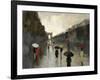 Boulevard Bustle-Shawn Mackey-Framed Giclee Print