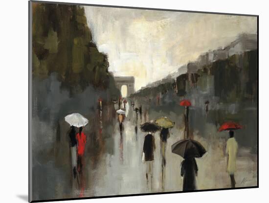 Boulevard Bustle-Shawn Mackey-Mounted Giclee Print