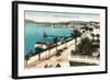 Boulevard De La Croisette, Cannes-null-Framed Art Print